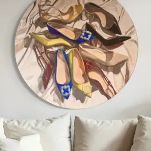 Heels – Olajfestmény Dóra Páltól az „Ikon” sorozatból