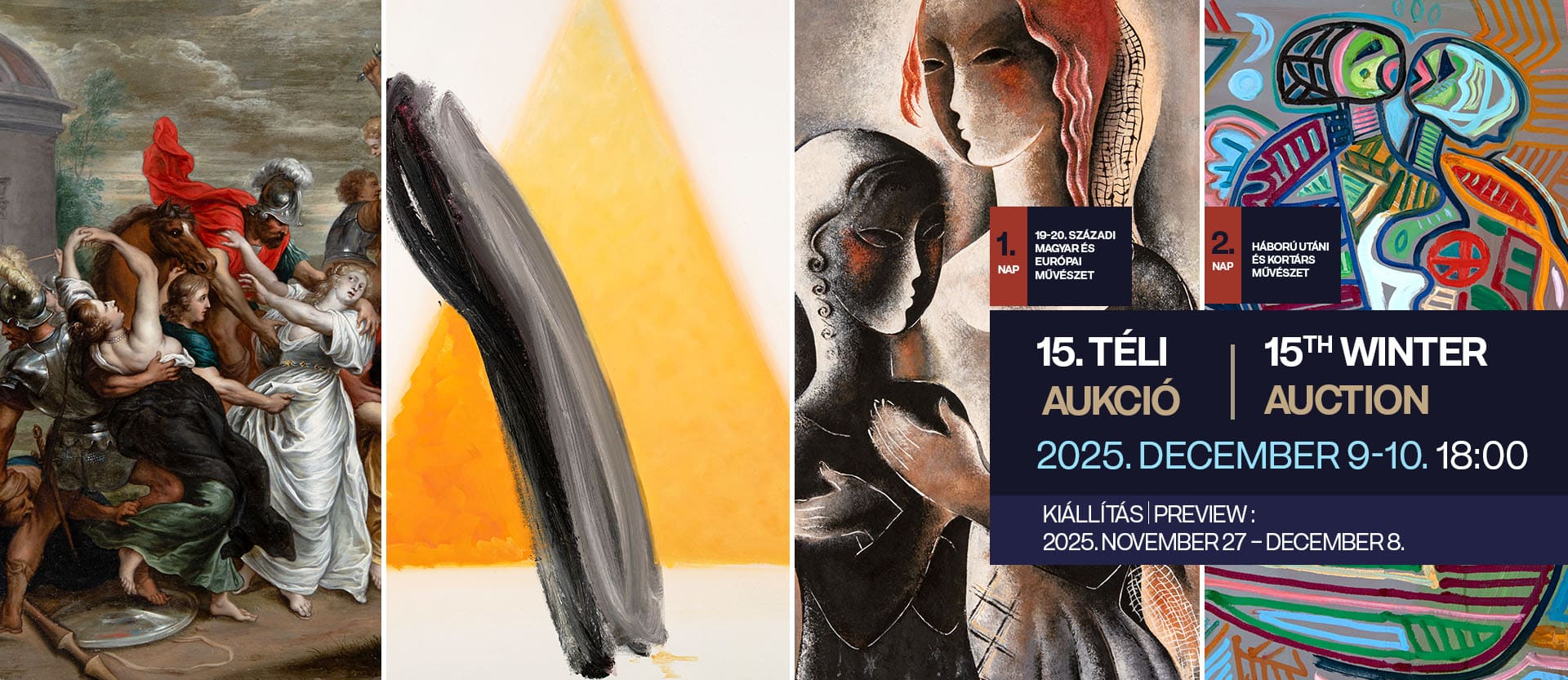 15. Téli Aukció a Bodó Galériában